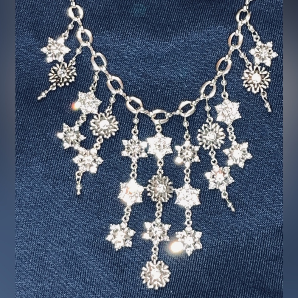 $168 BRIGHTON ARTIC STATEMENT NECKLACE SWAROVSKI CRYSTAL STUNNING NEW NWT